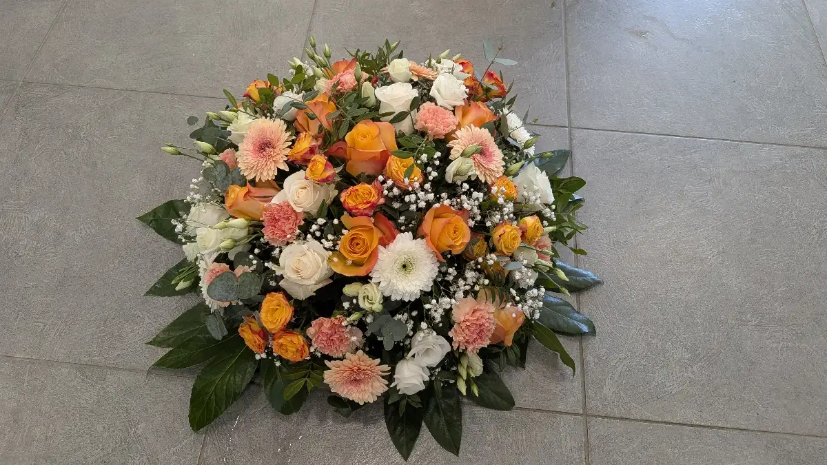 Composition florale décès